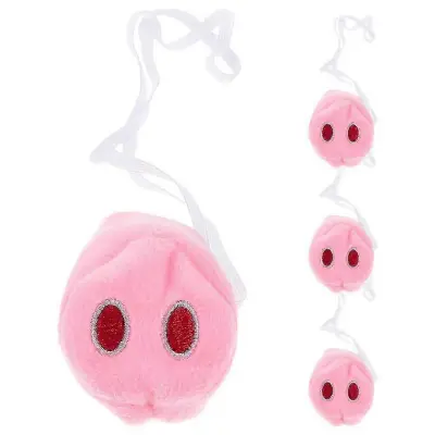 4pcs Cosplay Pig Nose Halloween Party Cosplay Pig Nose Cosplay dodatki Prenosni živalski nos