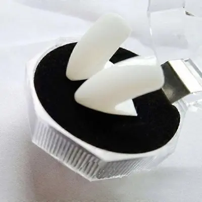 Par 17 MM Zobe Klice Zobne Proteze Halloween Party Favours Cosplay Prop Dekoracija Grozljivka Scary Teeth