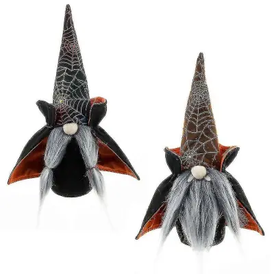 2 kosa Halloween Vampir Gnome Doll Cloak Witch Ornament Cute Cartoon Dwarf Elf Home Decor Polica Decorations Svečane Zabave Dobave