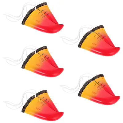 Smešen nos Cosplay potrebščine Parrot Nose Beak Tema živali Dodatki za zabavo Halloween Party Simulacija Rekviziti 5Pcs