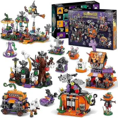 Adventni koledar Spooky Halloween 31-dnevna škatla presenečenja za otroke in družine