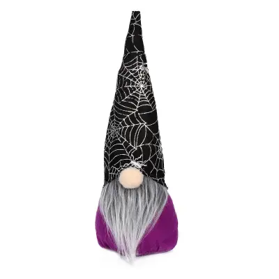 Halloween Gnome Cute Spider Mesh Hat Elf Dwarf Ornament Stopenjski Pladenj Decor for Home Festival Party Decor Kuhinjske Mize