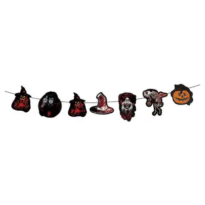 1Set Halloween Viseči Banner Dekorativni Čar Pull Flag Dekoracija za notranjo dekoracijo zunanjega vrta
