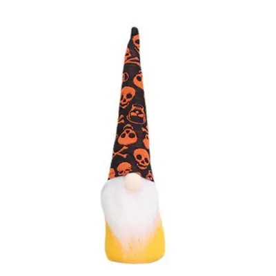 Halloween Winter Rudolph Gnomes Decorations, Faceless for Doll, Novost Festive Gnomes Figurice for Shop Window Party D Yellow