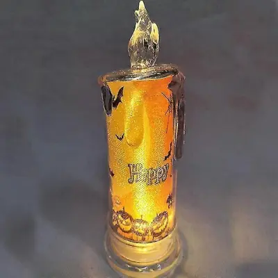 Halloween Tears Led Candle Lamp Ghost Festival Party Diy Pumpkin Bat Witch Happy Halloween Day Decor for Ghost House 20223
