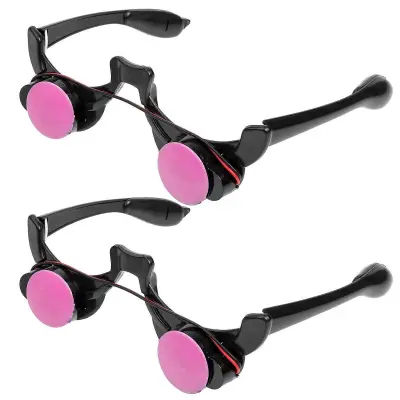 2Pcs Party LED Očala Halloween Party Klovn Svetleča Očala Party Cheering Eyeglasses Rekviziti