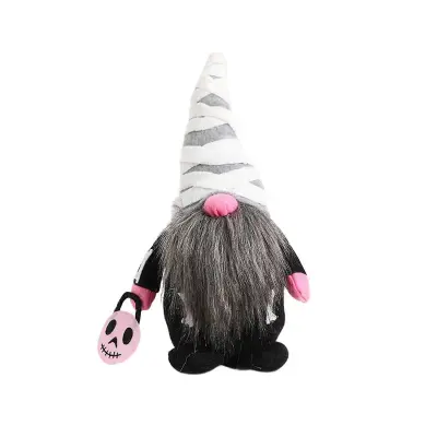 Halloween Gnomes Decorations Halloween Gnome Decor with Witch Hat Doll Elfs Halloween Table Decor Party Home