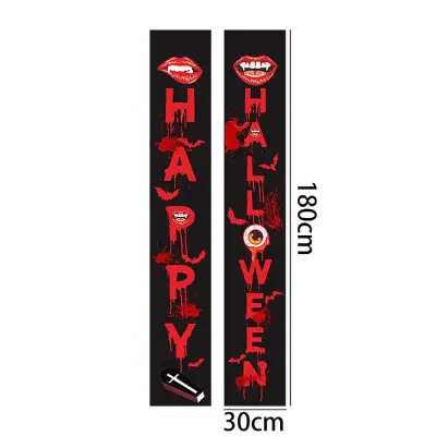 Halloween Corridor Logo Banner Halloween Decoration Suspension Banner Division Faculty Funotor Furniture Party Decoration Produits