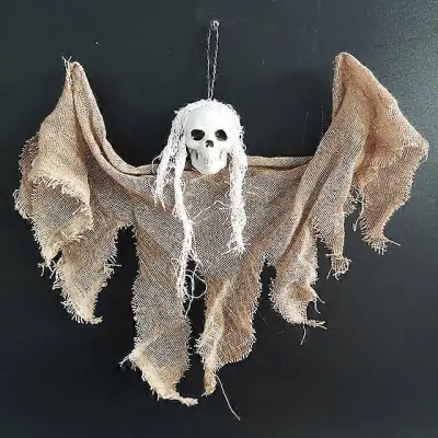Halloween Viseča lobanja Glava Duhov Hiša s straši Pobeg Grozljivka Rekviziti Ornament Halloween Party Okraski za Dom Terror Strašljivo