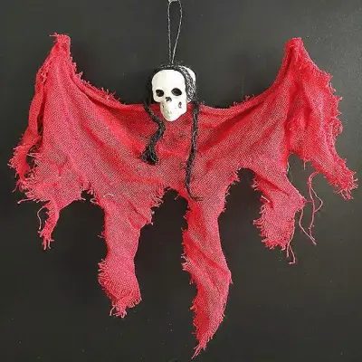 Halloween Viseča lobanja Glava Duhov Hiša s straši Pobeg Grozljivka Rekviziti Ornament Halloween Party Okraski za Dom Terror Strašljivo