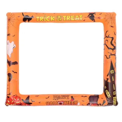 Halloween Blow Up Photo Prop Napihljiv okvir za slike Halloween Party Decorations Različne barve 75X65CM 1Pack