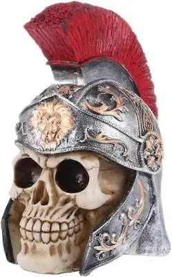Resin Skull Head Halloween Horrible Skull Rekviziti Namizna Figurica Ornament Naključne Barve