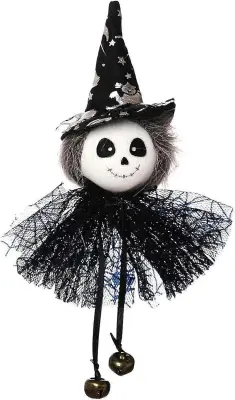 Tizzy Halloween Decoration Party Pumpkin Ghost Witch Black Cat Charm Halloween Theme Design