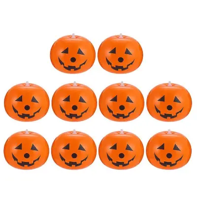 10Pcs Halloween Pumpkin Baloons Light Design Pumpkin Balloons Okrasni Halloween Party Baloni