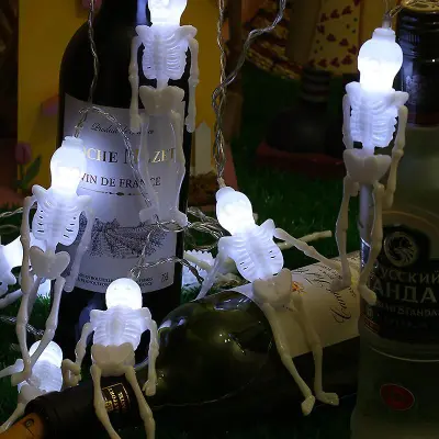 Halloween Skeleton Led Horror String Light Up Party Viseči dekor