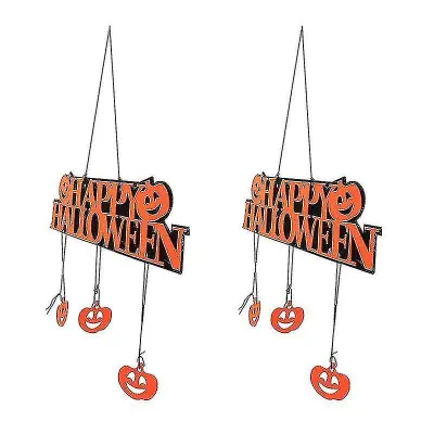 Th Halloween Party Dekorativni Rekviziti Pumpkin Viseča Zastava Pumpkin Door Hangingorange2pcs