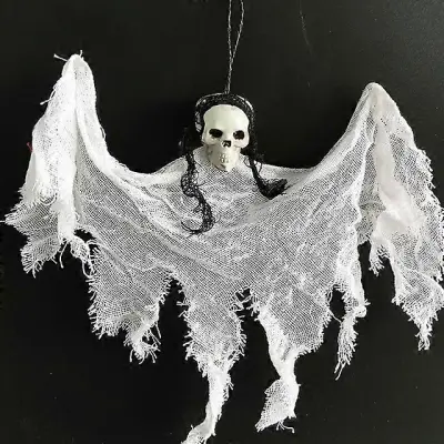 Halloween Viseča Lobanja Duh Haunted House Dekoracija Horror Rekviziti Halloween Party Obesek Notranja Zunanja Doma Vrata Bar Dekor