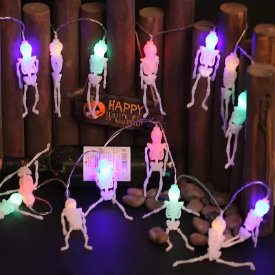 Halloween Skeleton Led Horror String Light Up Party Viseči dekor