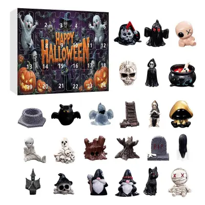 Halloween Blind-Box Toys Set Horror Odštevalni koledar 24 dni