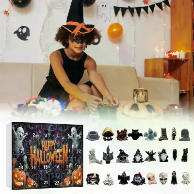 Halloween Blind-Box Toys Set Horror Odštevalni koledar 24 dni