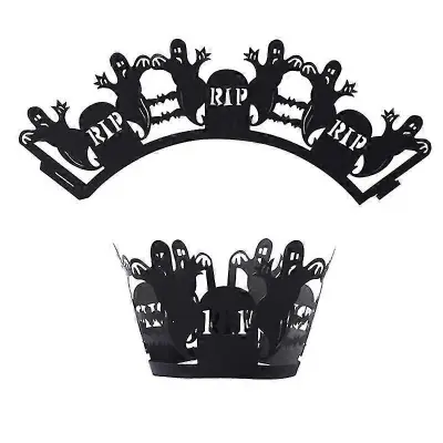 Jianghuo Halloween Bat Table Runner Black Spider Web Čipke Prt Kamin Zavesa Za Halloween Party Dekoracijo Horror House Rekviziti
