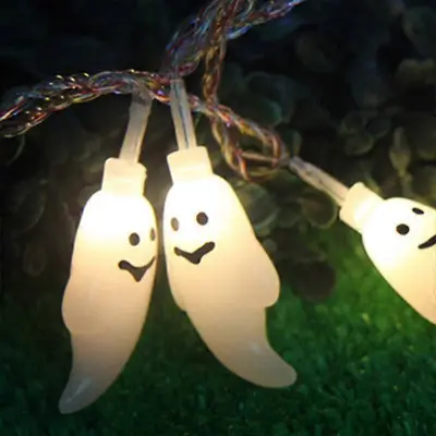 Led svetilka Ghost String Lamp Halloween Party Decor Prop Lot ~SSZFV