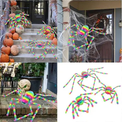Baby Cards 1pc Halloween Spiderr Decorations Halloween Decorations Giant Webworm