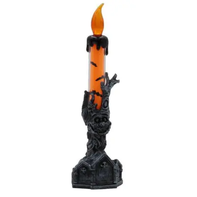 Halloween Skull Skeletal Hand Nosilec Candle Light Decoration Party Lamps Prop