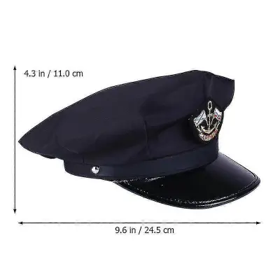 Nastavljiv kostum Sailor Navy Hat Captain Halloween Cosplay Decoration