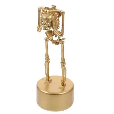 Skeleton Ornament Namizni ornament Friends Collectibles 5.9X2.2X2.2In Halloween Festival 1Set