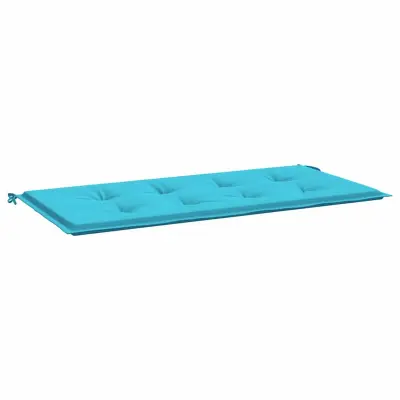 vidaXL Blazina za vrtno klop Turkizna 120 x 50 x 4 cm Oxford tkanina