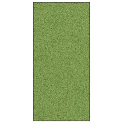 vidaXL Doormat Zelena in črna 120 x 250 cm Poliamid in PVC