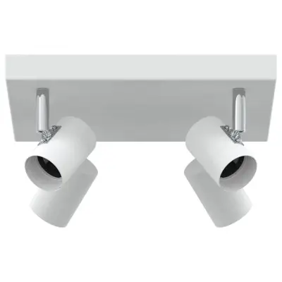 vidaXL Stropni reflektor Bela 26.5 x 26 x 11.5 cm Jeklo