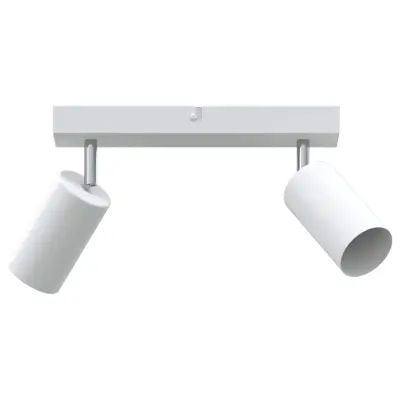 vidaXL Stropni reflektor Bela 26 x 5.5 x 16.5 cm Jeklo