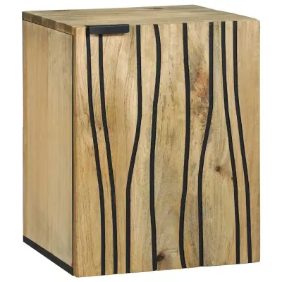 vidaXL Omara za umivalnik s polico Rjava in črna 38 x 33.5 x 48 cm