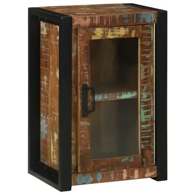 vidaXL Kopalniški kabinet večbarvno 40 x 30 x 60 cm Trden predelan les