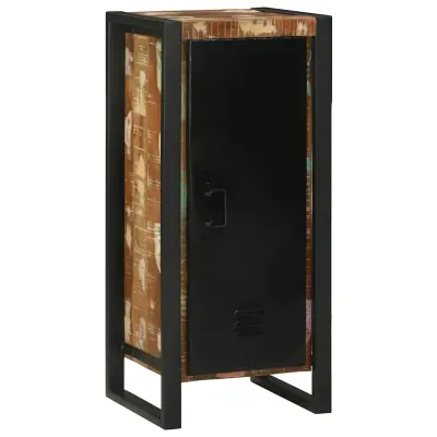 vidaXL Kopalniška omara Rjava 40 x 35 x 90 cm Trden predelan les
