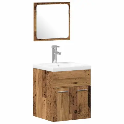 vidaXL Nabor kopalniške opreme 3 pcs Star les 41 x 38.5 x 46 cm