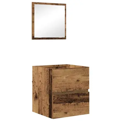 vidaXL Kopalniška omara Star les 41 x 38.5 x 45 cm Konstruiran les