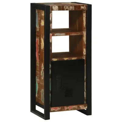 vidaXL Kopalniška omara Rjava 40 x 30 x 90 cm Trden predelan les