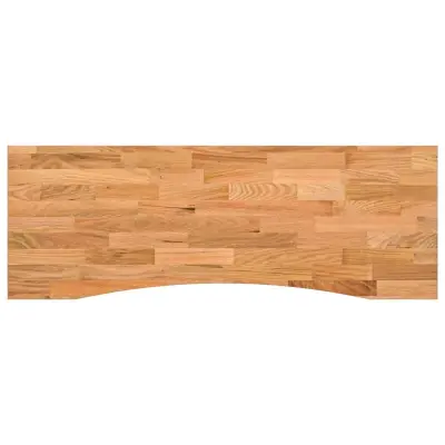 vidaXL Mizna plošča rjava 140x60x2,5 cm trdna hrastovina pravokotna