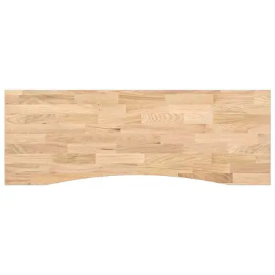 vidaXL Mizna plošča neobdelan 140x60x2,5 cm trdna hrastovina