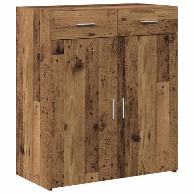 vidaXL Omarica za shranjevanje s predalom Star les 80 x 42.5 x 93.5 cm