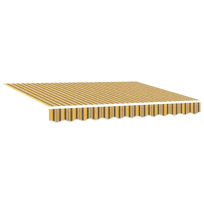 vidaXL Nadomestno platno za tendo večbarvno 350 x 200 cm Platno