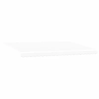 vidaXL Nadomestno platno za tendo Bela 500 × 350 cm Platno