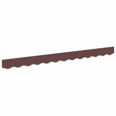 vidaXL Zaslon tende Rjava 2.3 x 0.2 m Platno