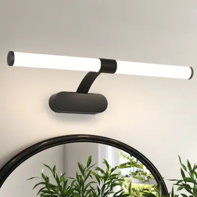 NETTLIFE LED stenska svetilka za kopalnico, LED ogledalna svetilka 4000K nevtralno bela, IP44, 8W, 60CM