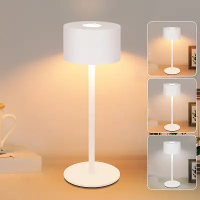 Brezžična LED namizna svetilka na dotik z možnostjo zatemnitve, 3 temperature barv, polnilna baterija USB