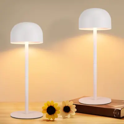 Brezžična LED namizna svetilka, komplet 2, na dotik, možnost zatemnitve, 3 barvne temperature, USB polnilna baterija