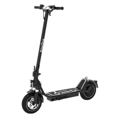 Električni skuter DriveTron DT01: baterija 36 V 13 Ah, 30 km/h, doseg 40–50 km, motor 400 W, sprednje vzmetenje